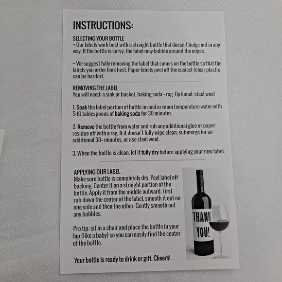 Wine Bottle Retirement Party Labels Stickers 8 piece - Picture 11 of 11